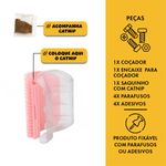 Escova Animaux Co adinha para Gatos Rosa 5