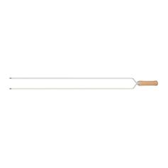 Espeto Duplo Mor para Churrasco 85cm