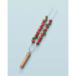 Espeto Duplo Mor para Churrasco 85cm 2