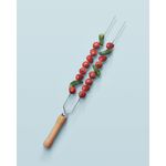 Espeto Duplo Mor para Churrasco 95cm 2