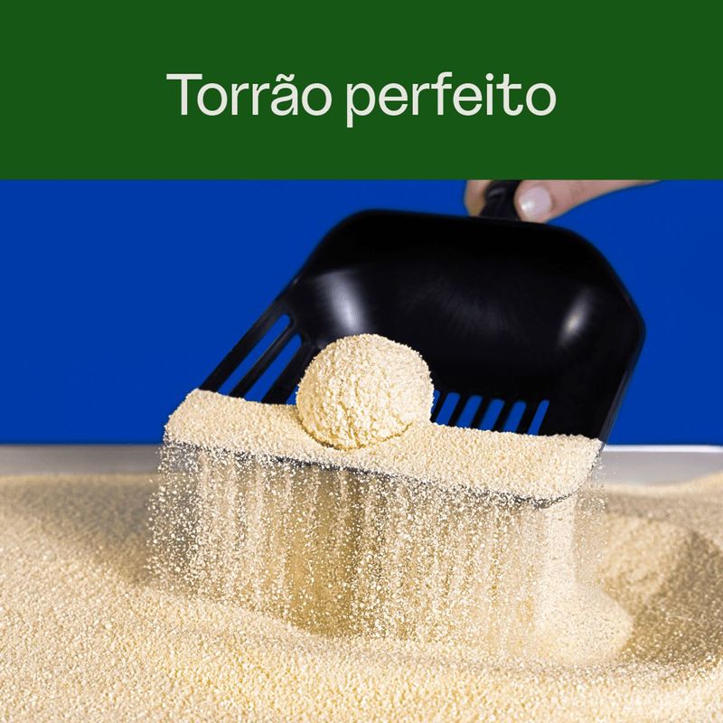 Areia Higi nica Viva Verde para Gatos Gr os Finos 4kg 4