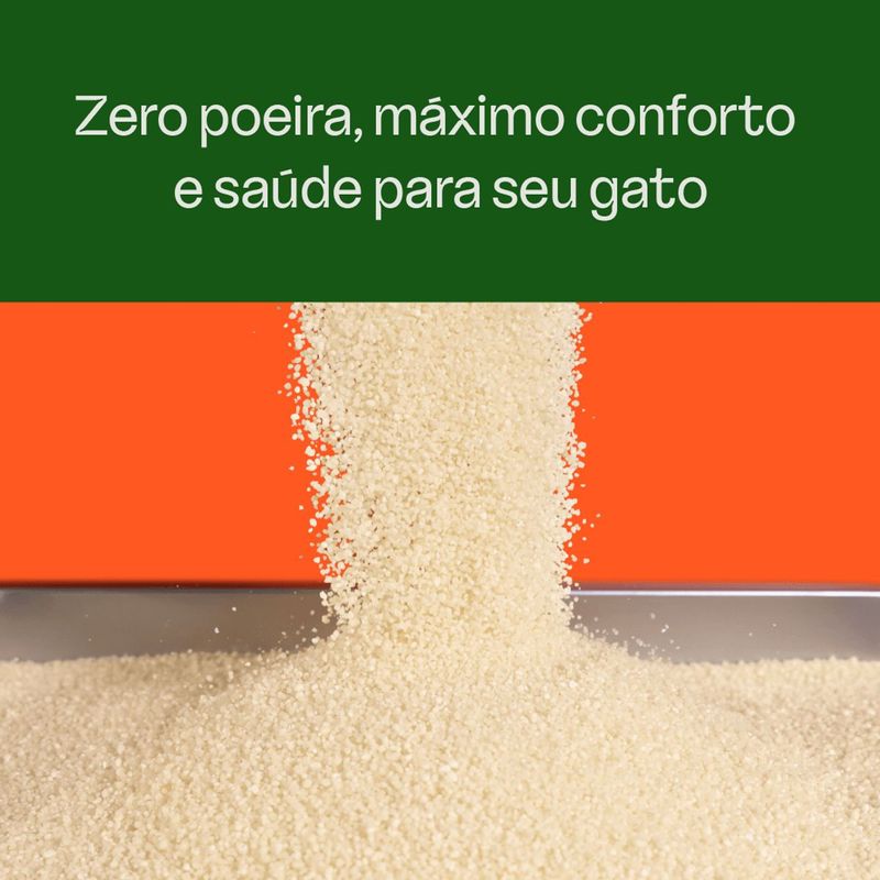 Areia Higi nica Viva Verde para Gatos Gr os Grossos 10kg 5