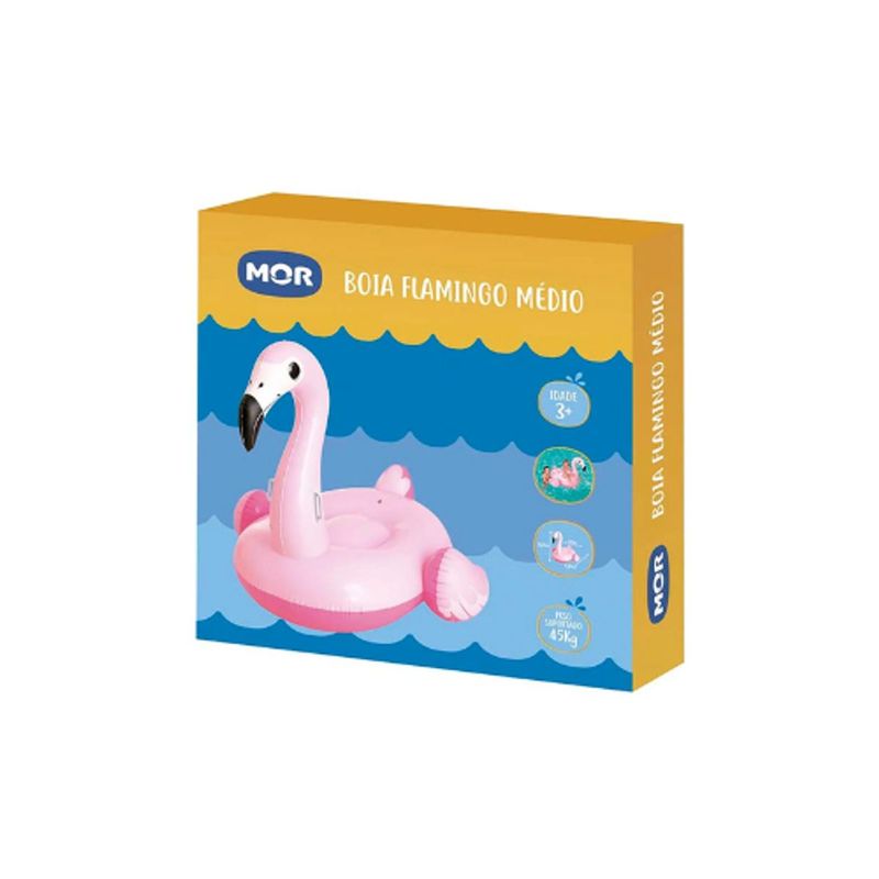 Boia Infl vel Mor Flamingo M dia Rosa 1
