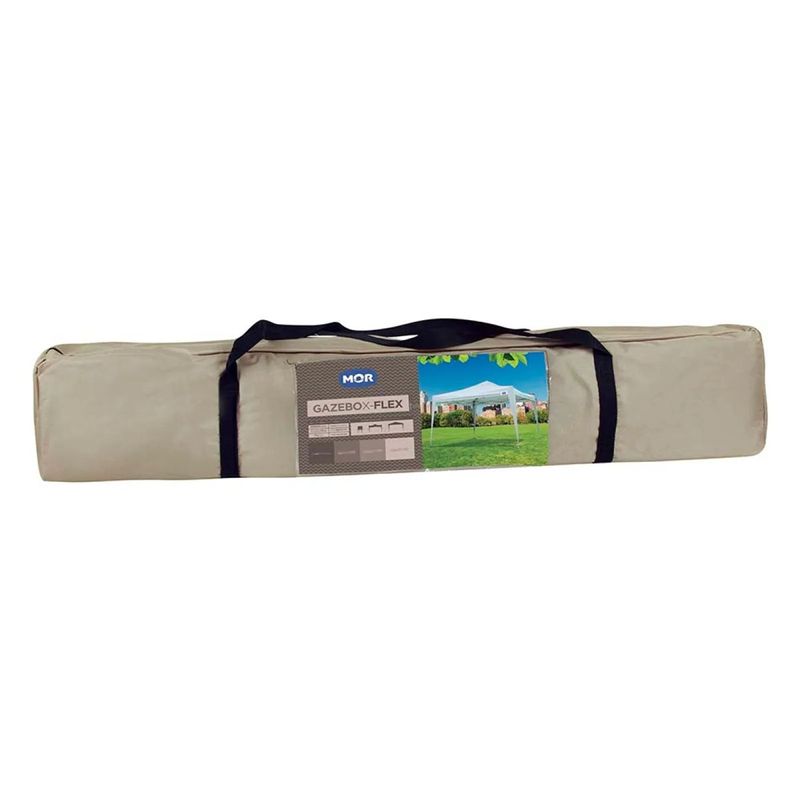 Gazebo Mor X-Flex Oxford com Silvercoating Branco 3x3m  2