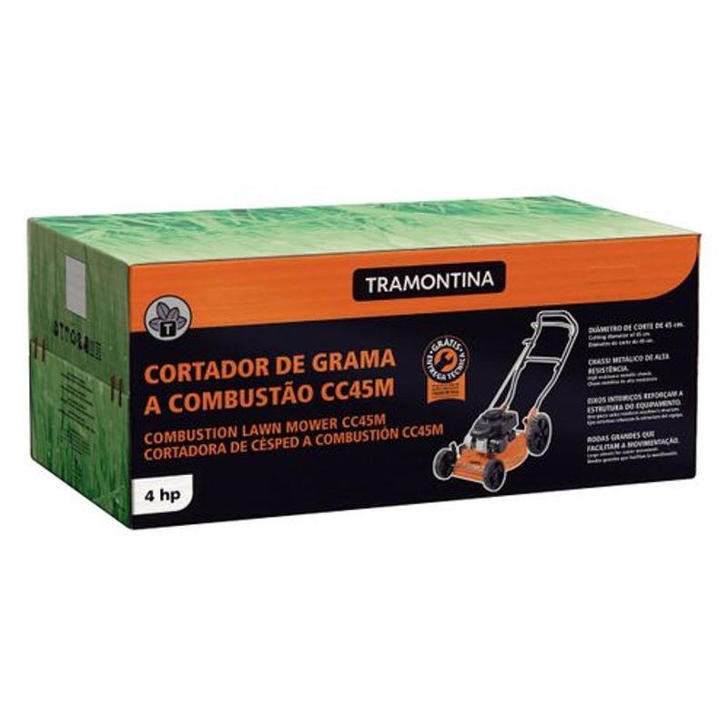 Cortador de Grama a Gasolina Tramontina CC45M Motor 4 hp 2