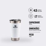 Copo T rmico de Cerveja Stanley com Tampa Polar 473ml 1
