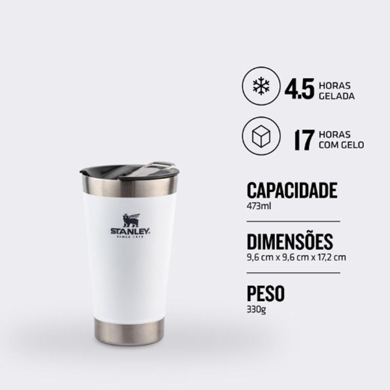 Copo T rmico de Cerveja Stanley com Tampa Polar 473ml 1