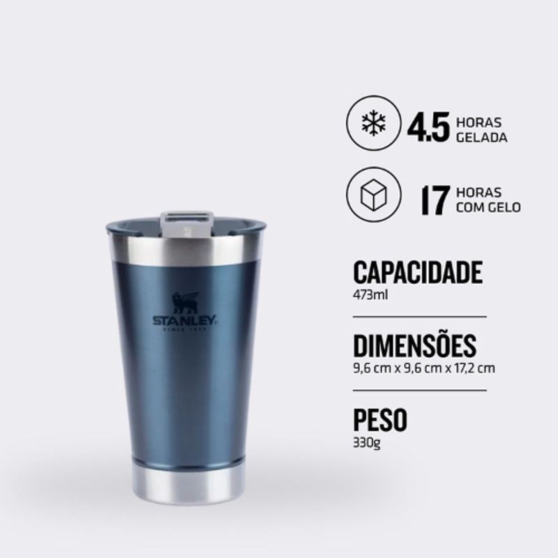Copo T rmico de Cerveja Stanley com Tampa Nightfall 473ml  1