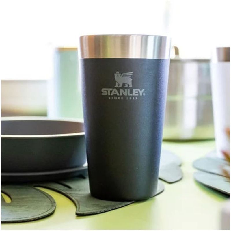 Copo T rmico de Cerveja Stanley sem Tampa Matte-Black 473ml 3