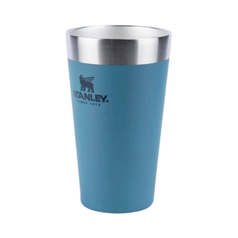 Copo T rmico de Cerveja Stanley sem Tampa Azul 473ml 2