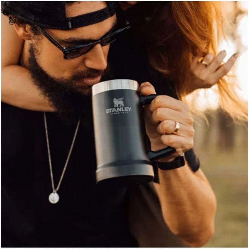 Caneca T rmica de Cerveja Stanley Matte Black 709ml 3