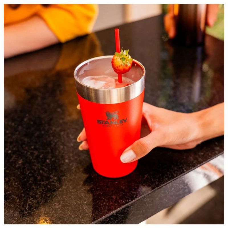 Copo T rmico de Cerveja Stanley sem Tampa Flame Red 473ml 3