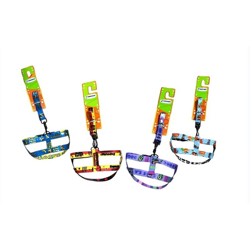 Conjunto Guia e Peitoral Murano Tradicional M gico N 2 para C es Porte Pequeno e M dio - Cores Sortidas  0