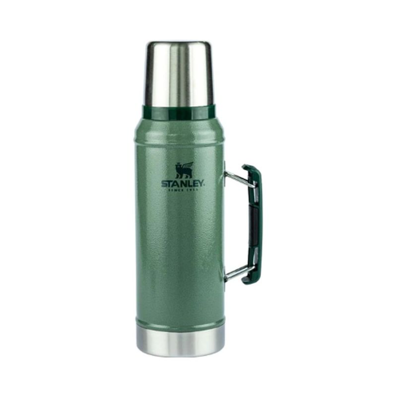 Garrafa T rmica Stanley Classic Hammertone Green 950ml  0