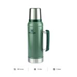 Garrafa T rmica Stanley Classic Hammertone Green 950ml  3