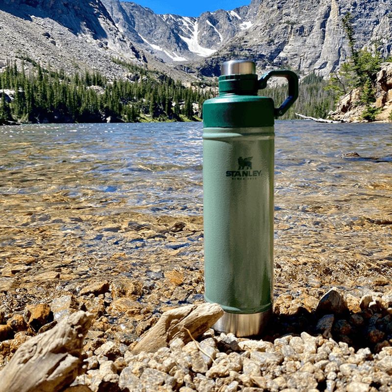 Garrafa T rmica Stanley Classic Hydration Hammertone Green 750ml  4