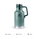 Growler T rmico Stanley Classic Hammertone Green 1 9L 5