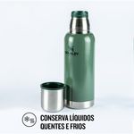 Garrafa T rmica Stanley Adventure Hammertone Green 739ml 4