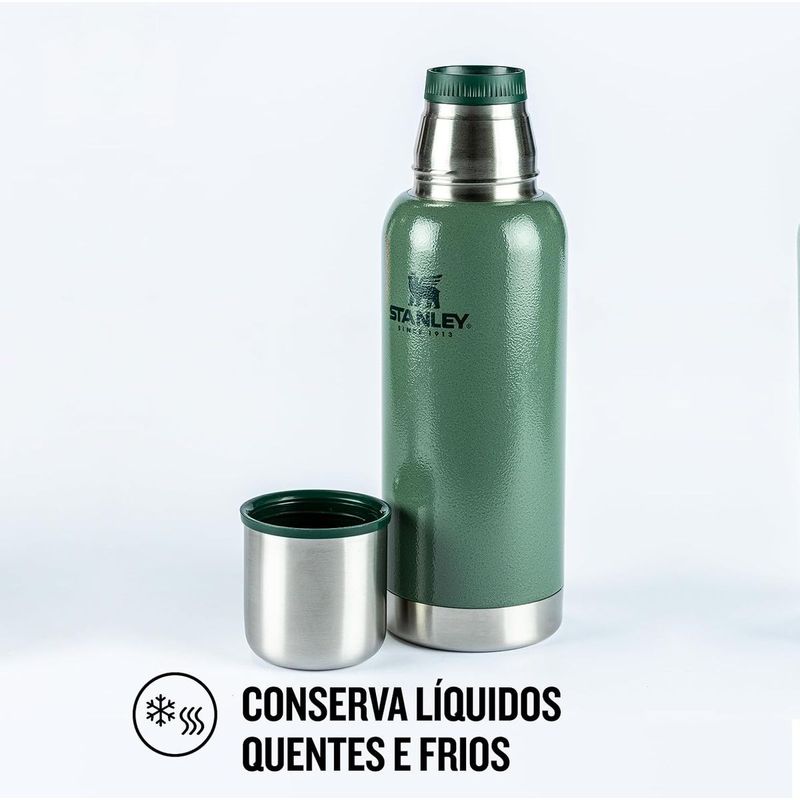 Garrafa T rmica Stanley Adventure Hammertone Green 739ml 4