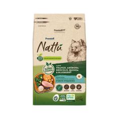 Ração Seca Premier Nattú para Cães Adultos Porte Pequeno Abóbora 2,5kg