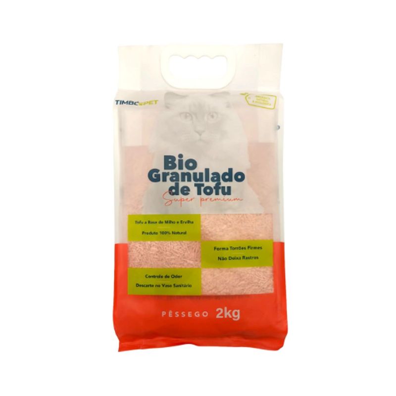 Granulado Higi nico Timb Pet Bio Tofu P ssego para Gatos 2kg 1