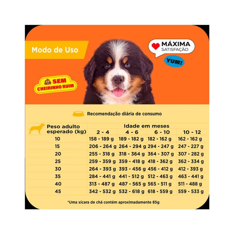 Ra  o Seca Max para C es Filhotes Porte M dio e Grande Carne e Arroz 20kg 2
