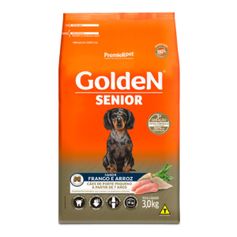Ração Seca Golden Sênior para Cães Idosos Porte Pequeno Mini Bits Frango 3kg