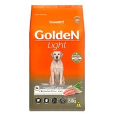 Ração Seca Golden Light para Cães Adultos Frango 15kg