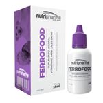Suplemento Nutripharme Ferrofood para C es e Gatos 15ml 1