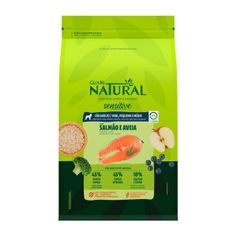 Ração Seca Guabi Natural Sensitive para Cães Adultos Porte Mini, Pequeno e Médio Salmão e Aveia 10,1kg