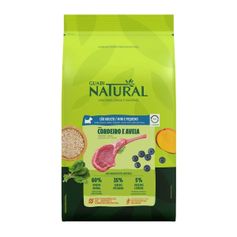 Ração Seca Guabi Natural para Cães Adultos Porte Mini e Pequeno Cordeiro e Aveia 2,5kg