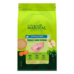 Ração Seca Guabi Natural para Cães Adultos de Porte Mini e Pequeno Frango e Arroz Integral 2,5kg