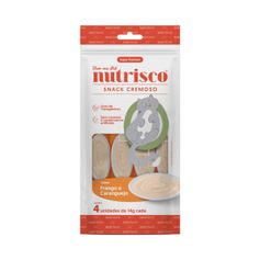 Petisco Nutrisco para Gatos Adultos Frango e Caranguejo - Pacote com 04 unidades de 14g cada