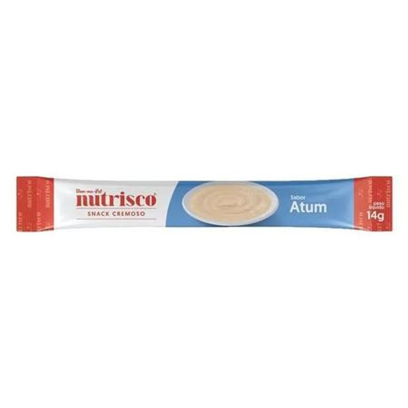 Petisco Nutrisco para Gatos Adultos Atum - Pacote com 04 unidades de 14g cada 1