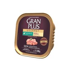 Ração Úmida GranPlus Gourmet Patê para Cães Sêniores Frango 300g