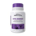 Suplemento Nutripharme Vita Energy para C es e Gatos - Cont m 60 comprimidos 0