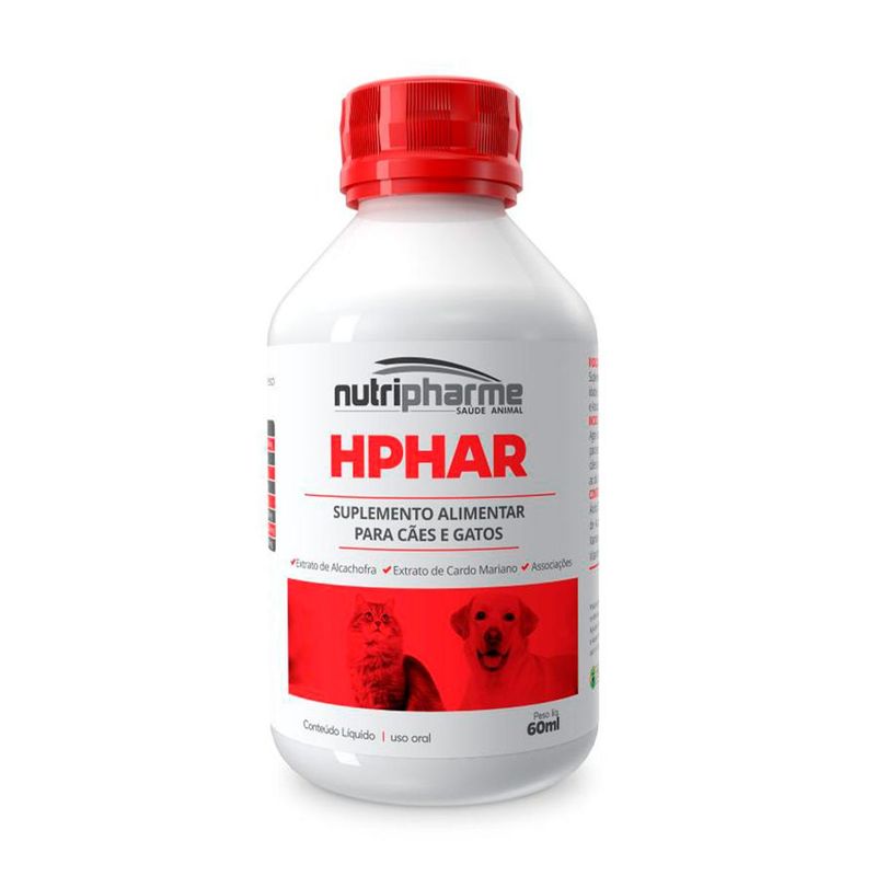 Suplemento Nutripharme HPHAR para C es e Gatos 60ml 0
