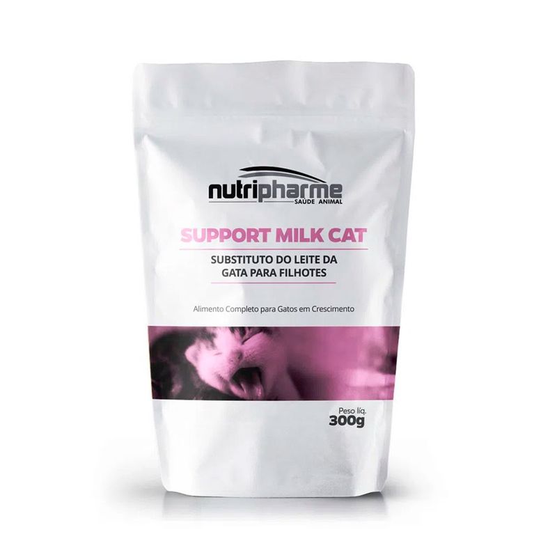 Substituto do Leite Nutripharme Support Milk Cat para Gatos Filhotes 300g 0