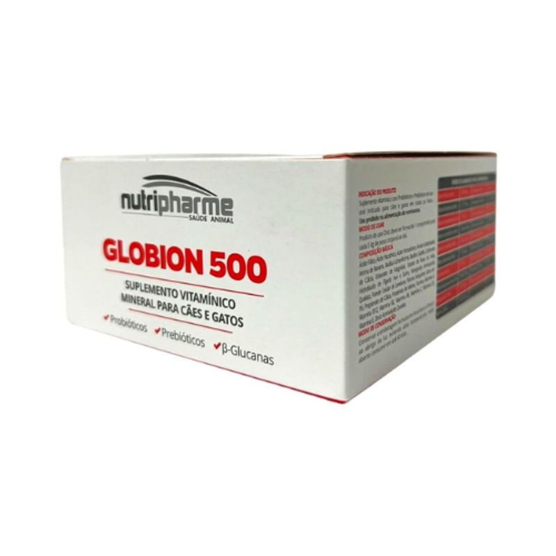 suplemento-nutripharme-globion-pet-500-para-caes-e-gatos-contem-10-blisteres-com-10-comprimidos-2 jpg