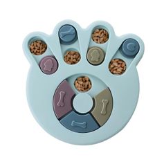 Comedouro Interativo Bom Amigo Esconde Ração Pata para Pets - Cores Sortidas