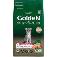 Ração Seca Golden Seleção Natural para Gatos Filhotes Frango 3kg