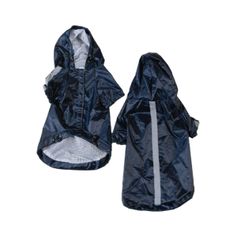 Capa de Chuva Meu Pet para Cães Porte Médio e Grande Preto - Tamanho G