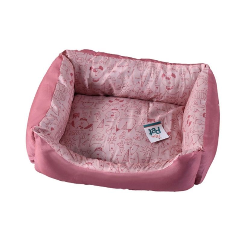 Cama Meu Pet Toque de P ssego Feminino para C es e Gatos 56x46x16cm - Cores Sortidos 0
