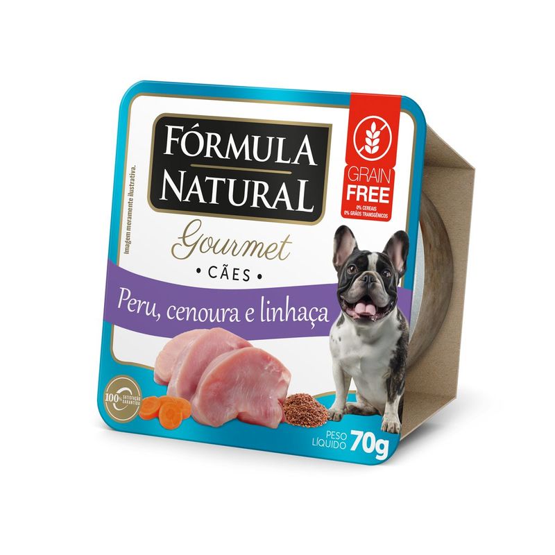 racao-umida-formula-natural-gourmet-para-caes-adultos-peru-cenoura-e-linhaca-70g-0 jpg