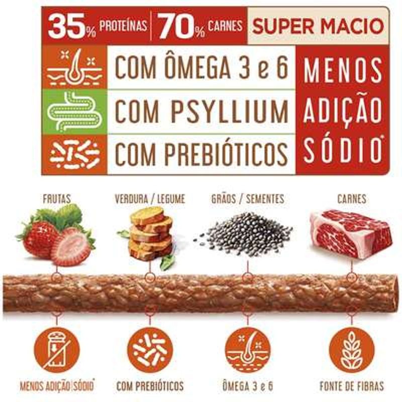 Petisco Spin Pet Stick Fit para C es Morango  Batata-Doce e Chia 50g 1
