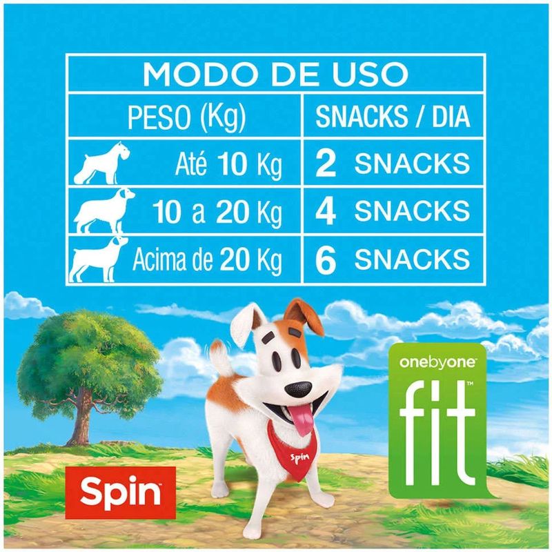 Petisco Spin Pet Stick Fit para C es Morango  Batata-Doce e Chia 50g 4