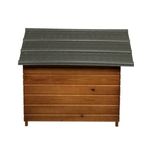 Casinha Beethoven de Madeira Extra Gigante N 8 Telhado Ecol gico para C es Verniz 2