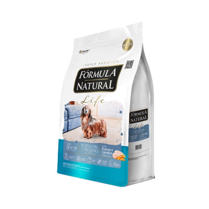 Ra  o Seca F rmula Natural Life S nior 7  para C es Idosos Porte Mini e Pequeno Frango e Cenoura 15kg 1