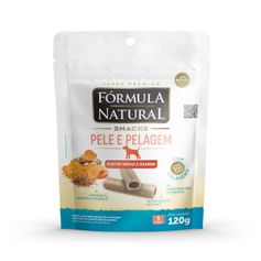 Petisco Fórmula Natural Pele e Pelagem para Cães Adultos Porte Médio e Grande 120g