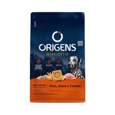Biscoito Origens para Cães Adultos Peru, Aveia e Cereais 400g